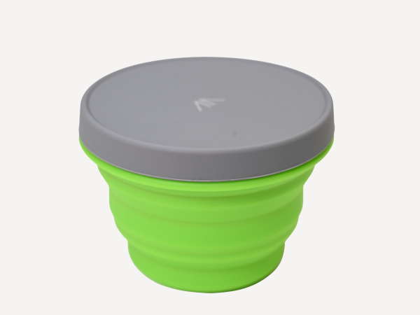 Миска складная GORAA Silicone Cup 0.5L (GreenGrass/Grey; 500мл)